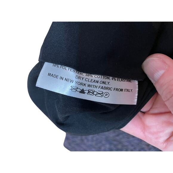 MM.Lafleur Textured Knee Length High Neck Cap Sleeve Professional Dress Size 6 - Picture 3 of 4